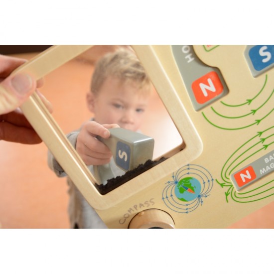 Magnetinė žaidimų lenta Montessori kompasas MASTERKIDZ