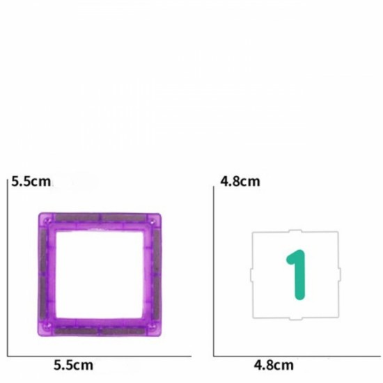 Magnetiniai blokeliai mokomiesiems skaičiams, 70 detalių WOOPIE 3D