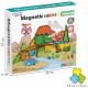 Magnetiniai kaladėlės 7,5 cm Dino 30 vnt. WOOPIE
