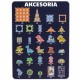 Magnetiniai konstruktoriai, šviečiantys 3D dinozaurų parkas, 124 vnt. WOOPIE
