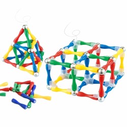 Magnetiniai konstruktoriaus kaladėlės 3D 128 vnt. XXL WOOPIE