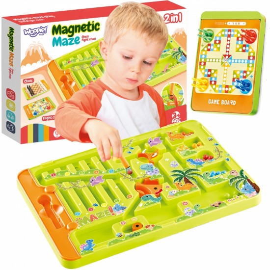 Magnetinis labirintas 2 viename Ludo žaidimas WOOPIE