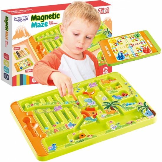 Magnetinis labirintas 2 viename Ludo žaidimas WOOPIE