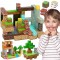 Magnetinių konstruktorių 3D kubelių edukacinis rinkinys, 63 vnt. WOOPIE
