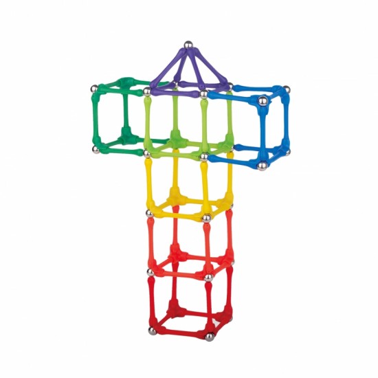 Magnetinių konstruktorių dėlionė, 110 vnt. WOOPIE