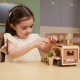 Maisto vagonėlis medinis automobilis kavinė konditerijos gaminiai VIGA