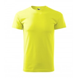 Marškinėliai unisex Heavy New 137 ryškiai geltoni