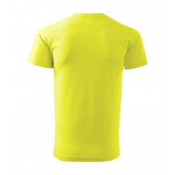 Marškinėliai unisex Heavy New 137 ryškiai geltoni