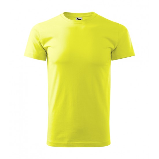 Marškinėliai unisex Heavy New 137 ryškiai geltoni