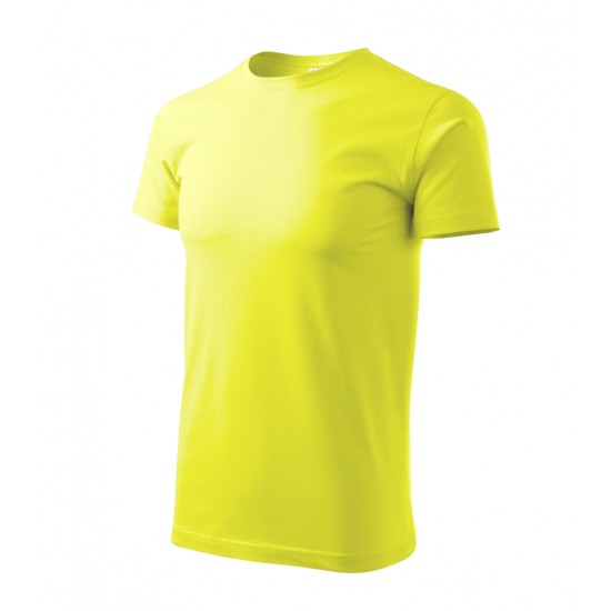 Marškinėliai unisex Heavy New 137 ryškiai geltoni