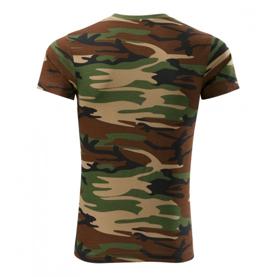 Marškinėliai Unisex MALFINI Camouflage 144 Camouflage brown 160 g/m²