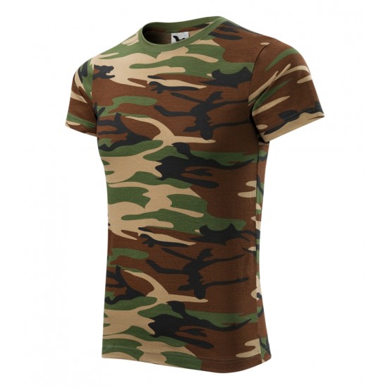 Marškinėliai Unisex MALFINI Camouflage 144 Camouflage brown 160 g/m²