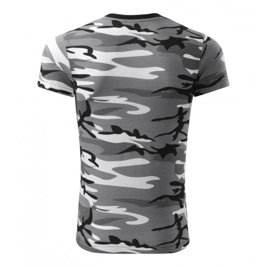 Marškinėliai Unisex MALFINI Camouflage 144 Camouflage gray 160 g/m²