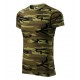Marškinėliai Unisex MALFINI Camouflage 144 Camouflage green 160 g/m²