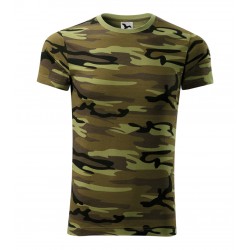 Marškinėliai Unisex MALFINI Camouflage 144 Camouflage green 160 g/m²