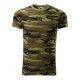 Marškinėliai Unisex MALFINI Camouflage 144 Camouflage green 160 g/m²