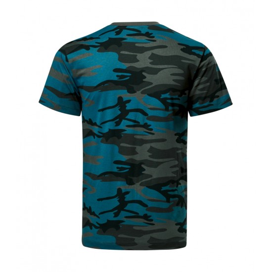 Marškinėliai Unisex MALFINI Camouflage 144 Camouflage petrol 160 g/m²
