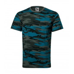 Marškinėliai Unisex MALFINI Camouflage 144 Camouflage petrol 160 g/m²