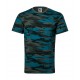 Marškinėliai Unisex MALFINI Camouflage 144 Camouflage petrol 160 g/m²