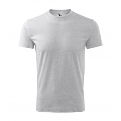 Marškinėliai unisex MALFINI Classic 101 Ash melange, 160g/m2