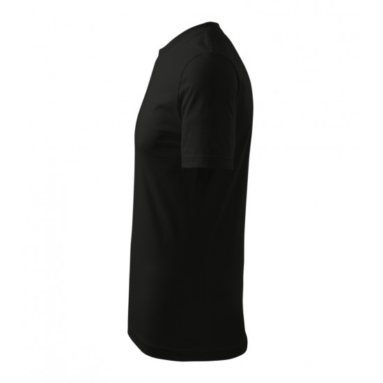 Marškinėliai unisex MALFINI Classic 101 Black, 160g/m2 Marškinėliai unisex MALFINI Classic 101 Black, 160g/m2