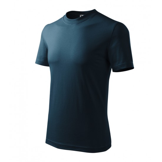 Marškinėliai unisex MALFINI Classic 101 Navy blue, 160g/m2 Marškinėliai unisex MALFINI Classic 101 Navy blue, 160g/m2