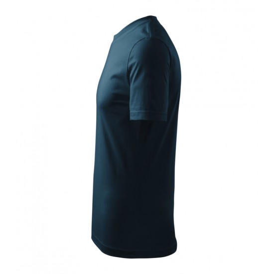 Marškinėliai unisex MALFINI Classic 101 Navy blue, 160g/m2 Marškinėliai unisex MALFINI Classic 101 Navy blue, 160g/m2