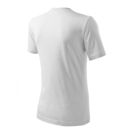 Marškinėliai unisex MALFINI Classic 101 White, 160g/m2 Marškinėliai unisex MALFINI Classic 101 White, 160g/m2