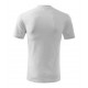 Marškinėliai unisex MALFINI Classic 101 White, 160g/m2 Marškinėliai unisex MALFINI Classic 101 White, 160g/m2