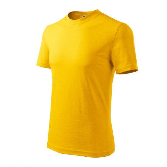 Marškinėliai unisex MALFINI Classic 101 Yellow, 160g/m2 Marškinėliai unisex MALFINI Classic 101 Yellow, 160g/m2