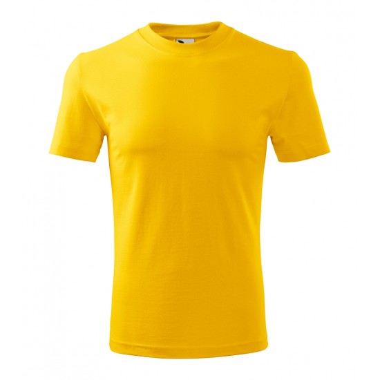 Marškinėliai unisex MALFINI Classic 101 Yellow, 160g/m2 Marškinėliai unisex MALFINI Classic 101 Yellow, 160g/m2
