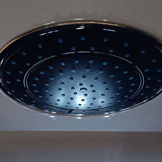 Masažinė Dušo Kabina AMO-0611 Juoda 170x90 cm.