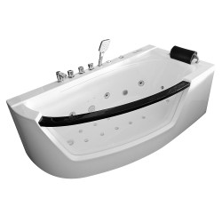 Masažinė Vonia AMO-0076 TURBO Vienvietė Dešinė 170x85x59cm