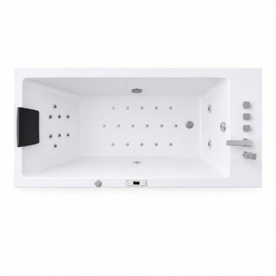 Masažinė vonia Bellagio Luxury Pearl, 180×80×60 cm vienvietė