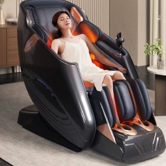 Masažinis krėslas JARE DeepComfort H9, Juodas