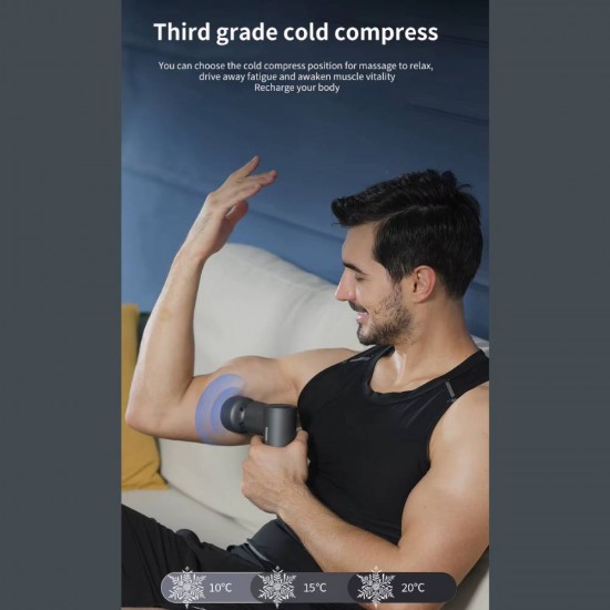 Masažo pistoletas THOMS HeatPro Deep Massage – su šildymo funkcija