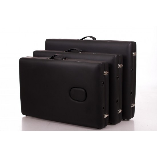 Masažo Stalas RESTPRO Alu 2 Black L dydis - sudedamas Masažo Stalas RESTPRO Alu 2 Black L dydis - sudedamas