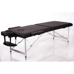 Masažo Stalas RESTPRO Alu 2 Black L dydis - sudedamas