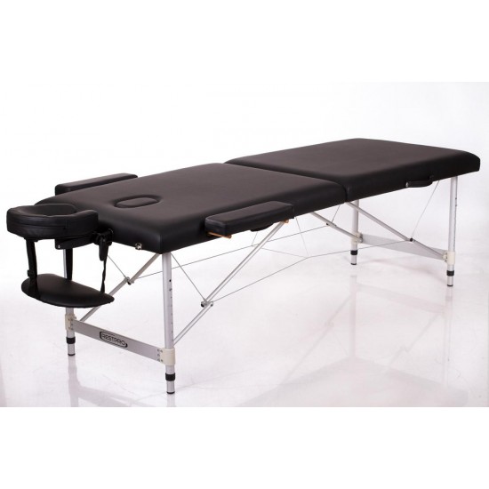 Masažo Stalas RESTPRO Alu 2 Black L dydis - sudedamas Masažo Stalas RESTPRO Alu 2 Black L dydis - sudedamas