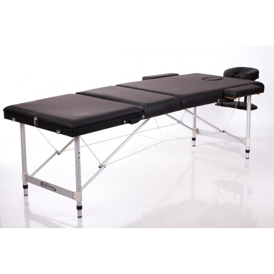 Masažo Stalas RESTPRO ALU 3 Black - sudedamas Masažo Stalas RESTPRO ALU 3 Black - sudedamas