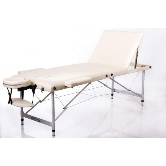 Masažo stalas RESTPRO ALU 3 Cream - sudedamas Masažo stalas RESTPRO ALU 3 Cream - sudedamas