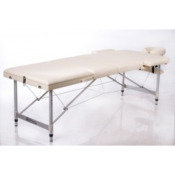 Masažo stalas RESTPRO ALU 3 Cream - sudedamas