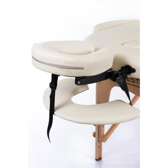 Masažo stalas RESTPRO VIP OVAL 2 Cream - sudedamas