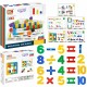 Matematikos Dėlionė Konstrukcijos Kaladėlės + Raštai Woopie 148 vnt.