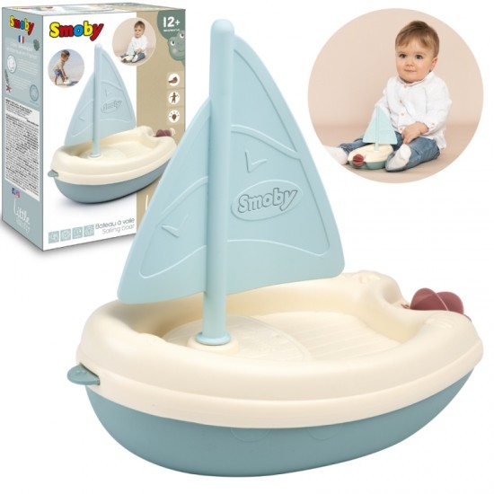 Maža bioplastikinė burlaivė vandeniui Smoby