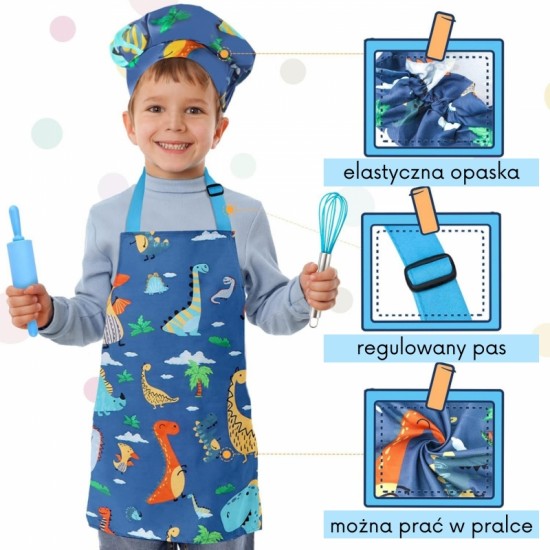 Mažojo virėjo rinkinys WOOPIE Dino