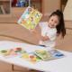Medinė dėlionė Montessori 2-in-1 dėlionės vaisių figūrėlės VIGA