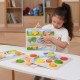 Medinė dėlionė Montessori 2 viename augalinės figūrėlės VIGA