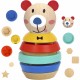 Medinė dėlionė piramidės formos meškiukas 11 vnt. TOOKY TOY
