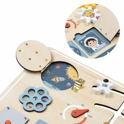 Medinė edukacinė lenta Astronauto erdvėlaivis TOOKY TOY Montessori
